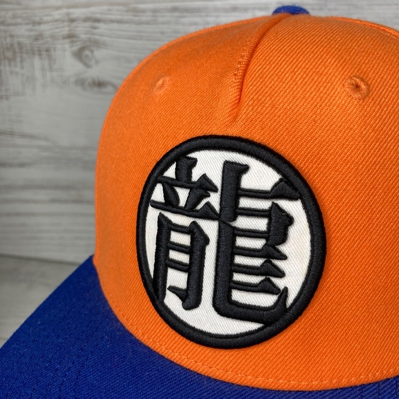 Dragon Ball Z Embroidered Hat Cap Snap Back Blue Orange Anime Adjustable Goku. - Picture 2 of 6